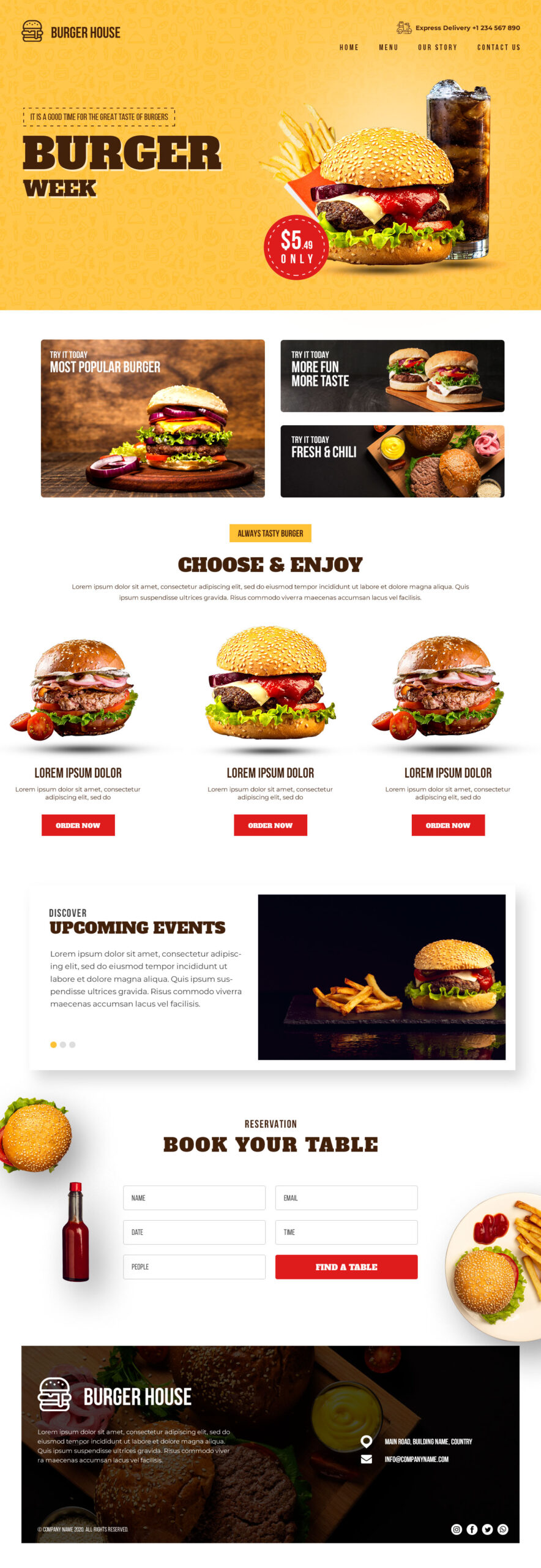 Burgers Week Site