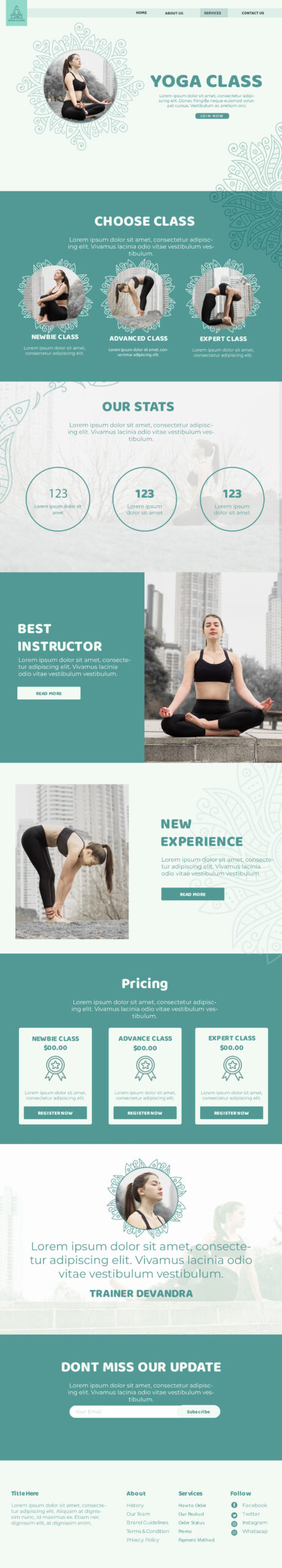 Yoga Class Site